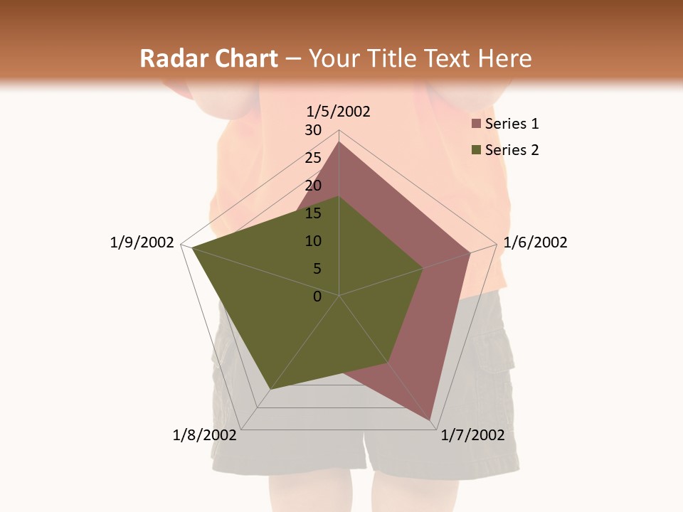 Kid Growth Standing PowerPoint Template