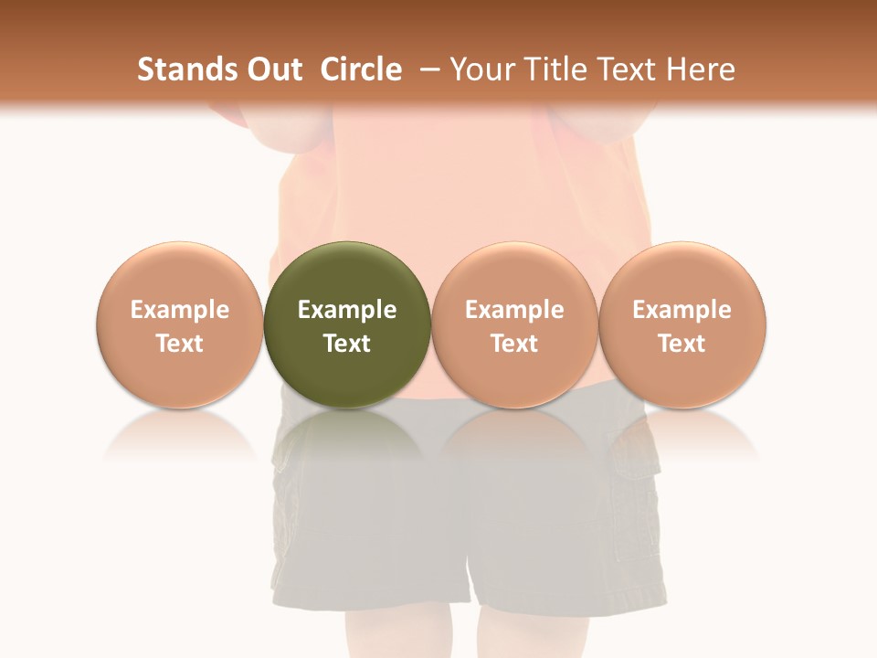 Kid Growth Standing PowerPoint Template