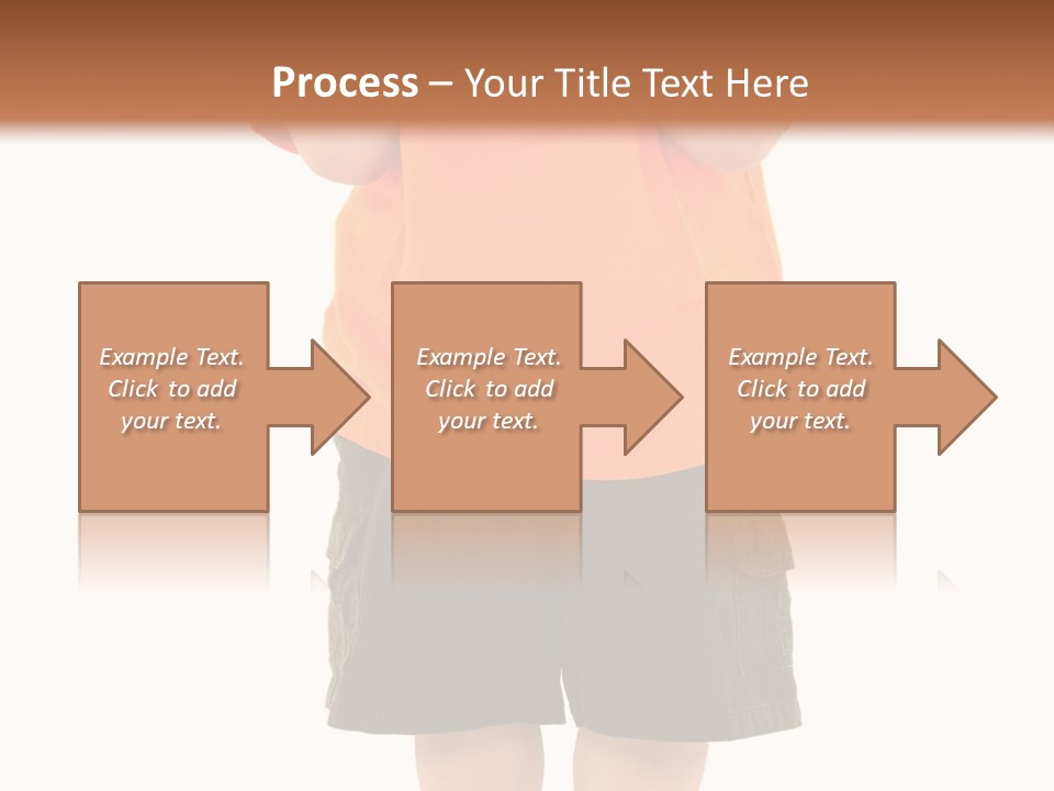 Kid Growth Standing PowerPoint Template
