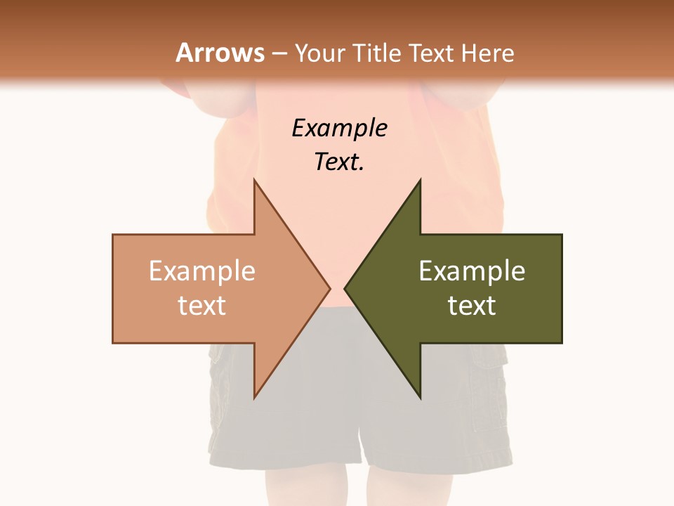 Kid Growth Standing PowerPoint Template