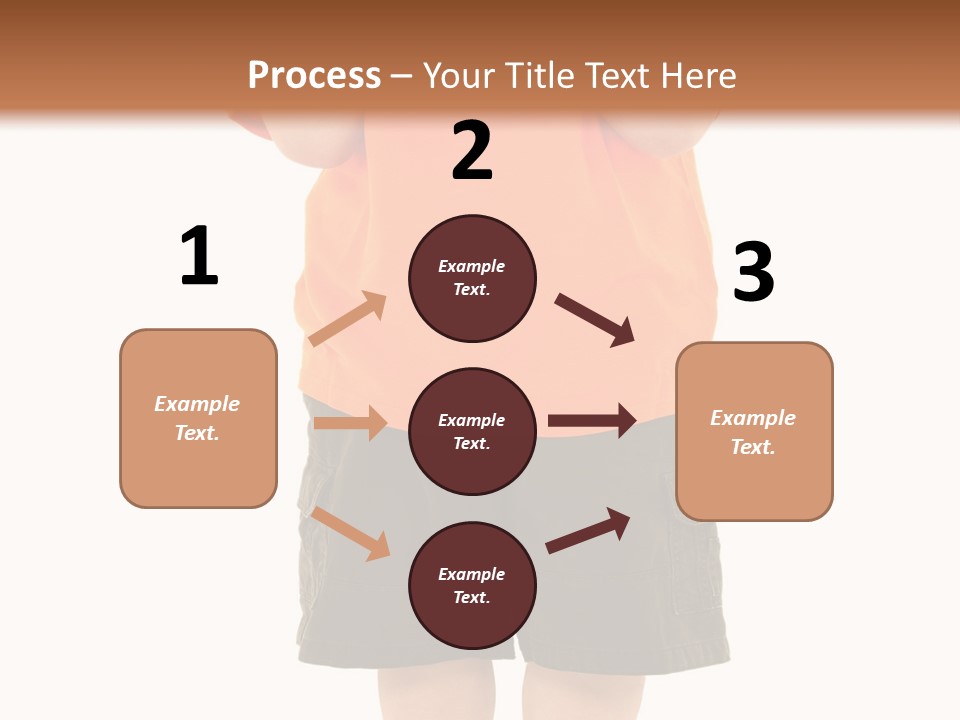 Kid Growth Standing PowerPoint Template