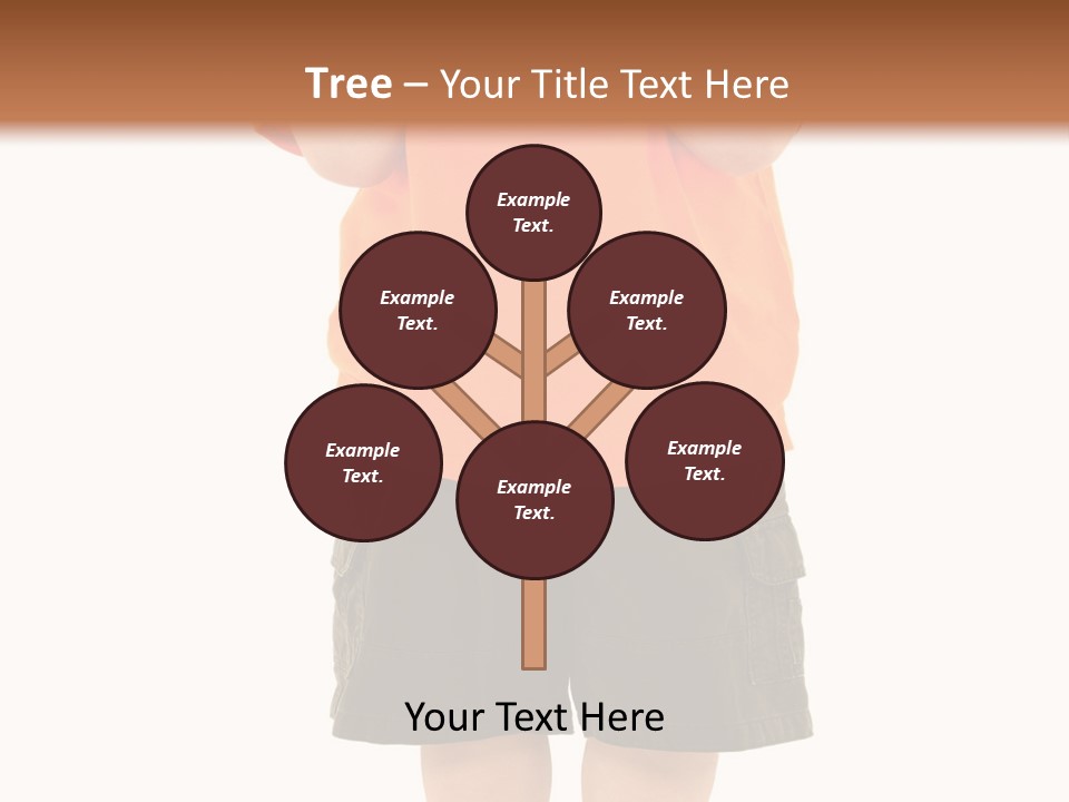 Kid Growth Standing PowerPoint Template