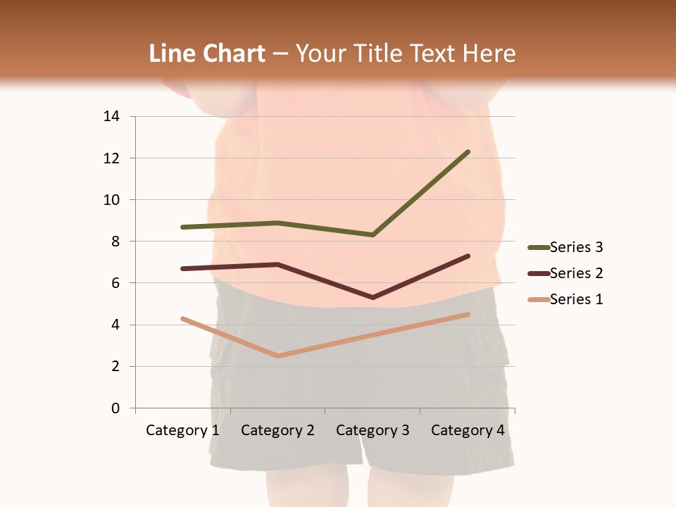 Kid Growth Standing PowerPoint Template