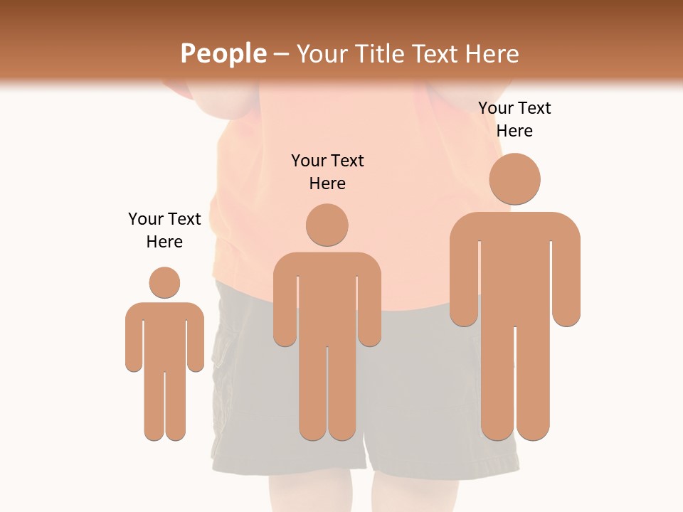 Kid Growth Standing PowerPoint Template