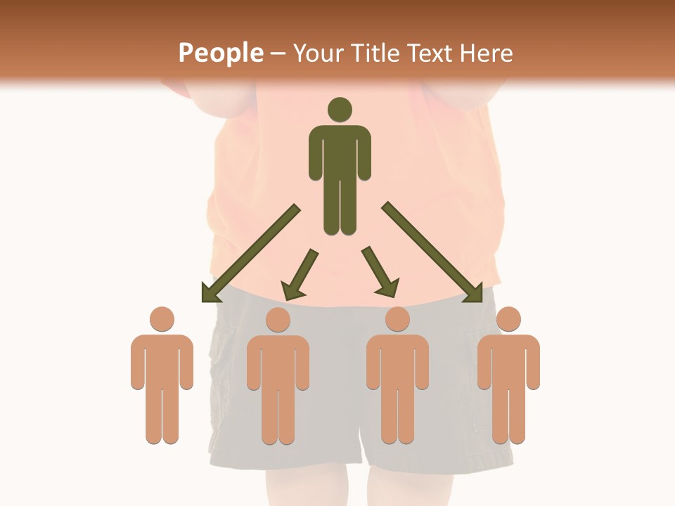 Kid Growth Standing PowerPoint Template