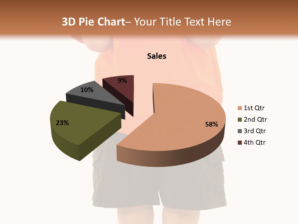 Kid Growth Standing PowerPoint Template