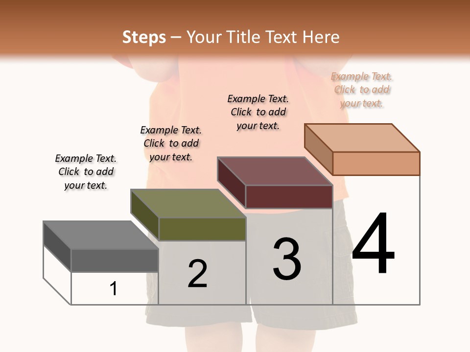 Kid Growth Standing PowerPoint Template