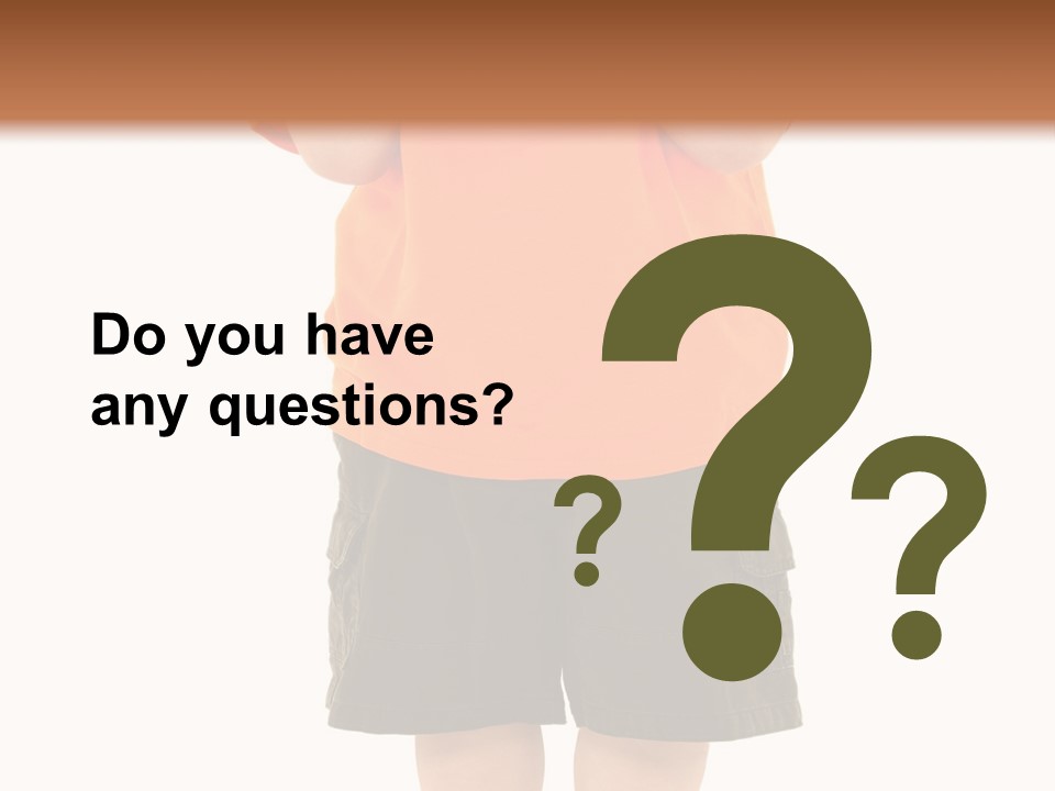 Kid Growth Standing PowerPoint Template