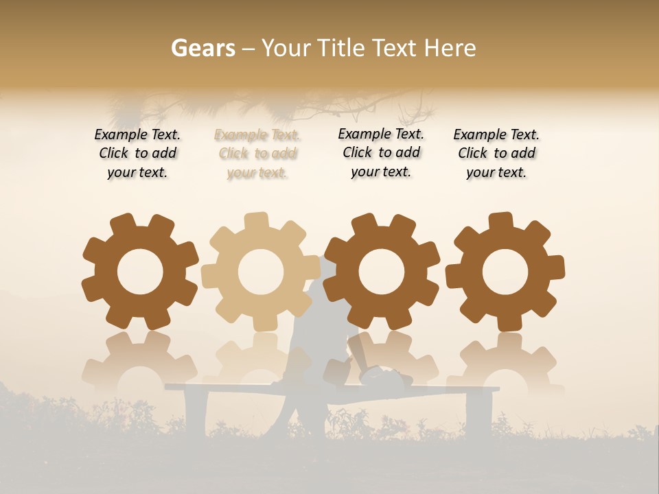 Light Freedom Shadow PowerPoint Template