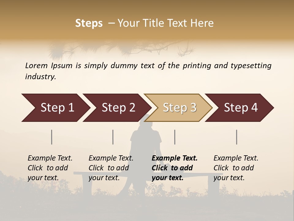 Light Freedom Shadow PowerPoint Template