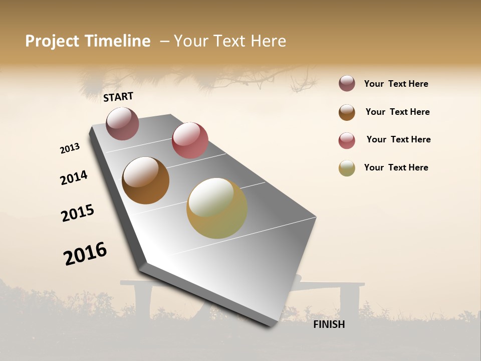 Light Freedom Shadow PowerPoint Template