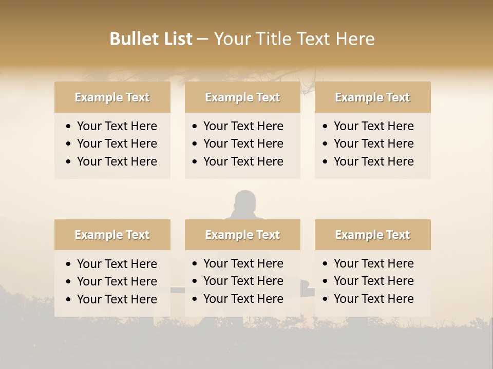 Light Freedom Shadow PowerPoint Template