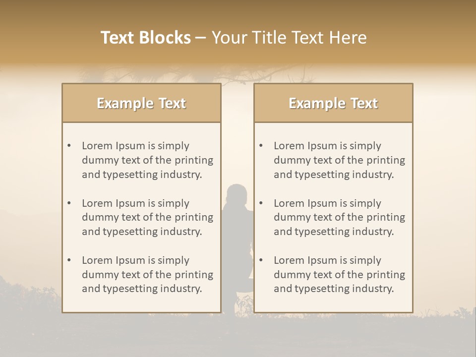 Light Freedom Shadow PowerPoint Template