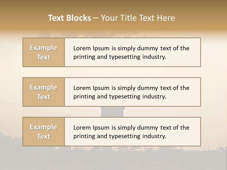 Light Freedom Shadow PowerPoint Template