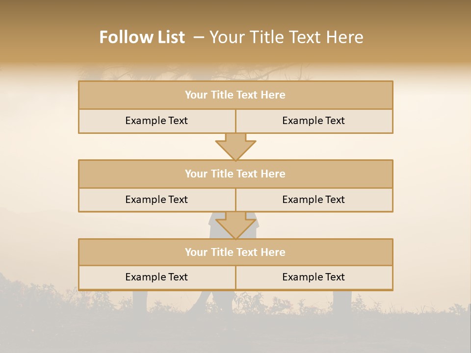 Light Freedom Shadow PowerPoint Template