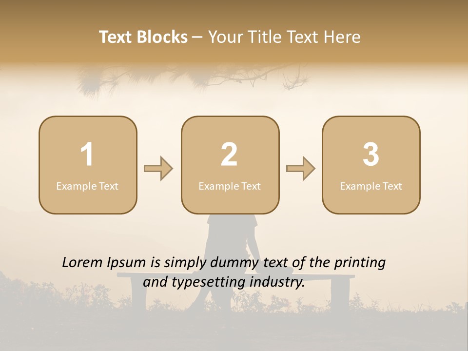 Light Freedom Shadow PowerPoint Template