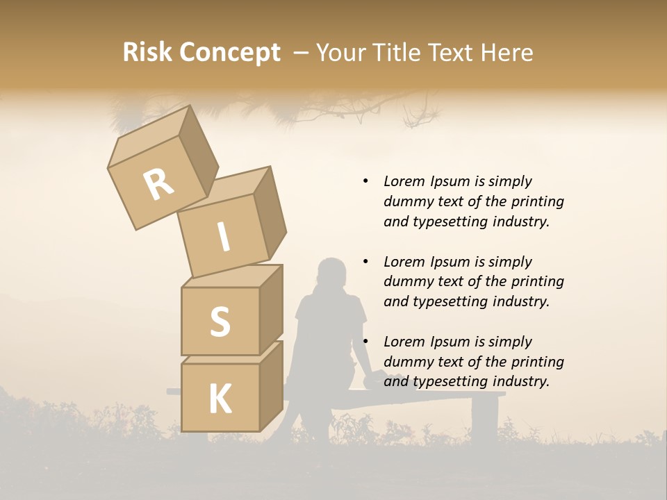 Light Freedom Shadow PowerPoint Template