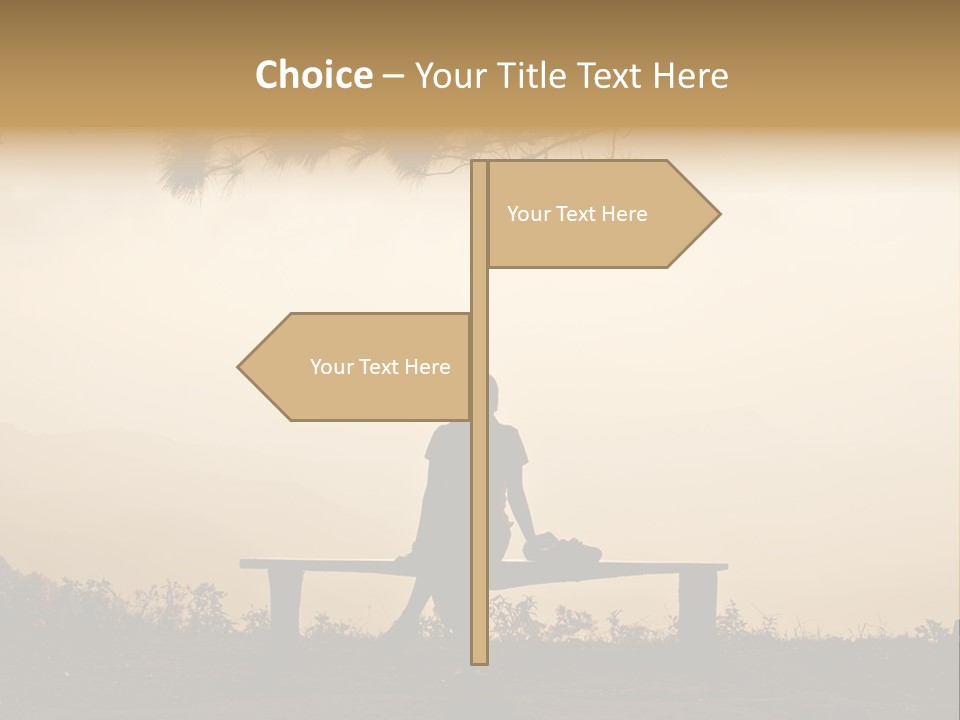 Light Freedom Shadow PowerPoint Template