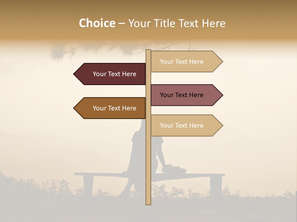 Light Freedom Shadow PowerPoint Template