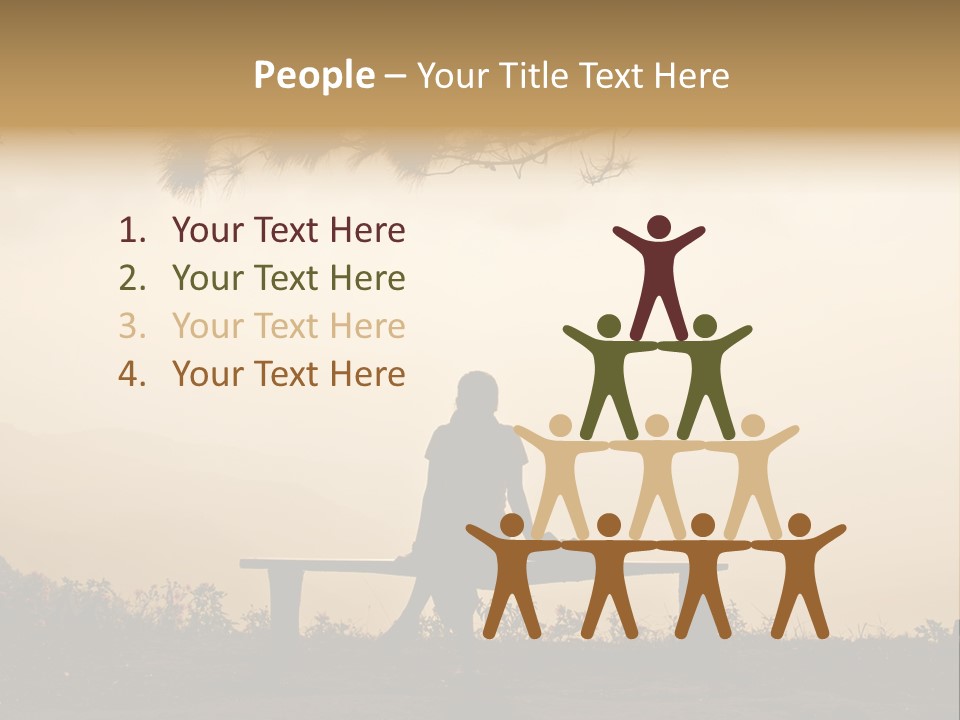 Light Freedom Shadow PowerPoint Template