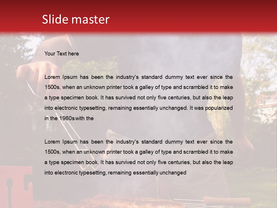 Juicy Outdoors Food PowerPoint Template