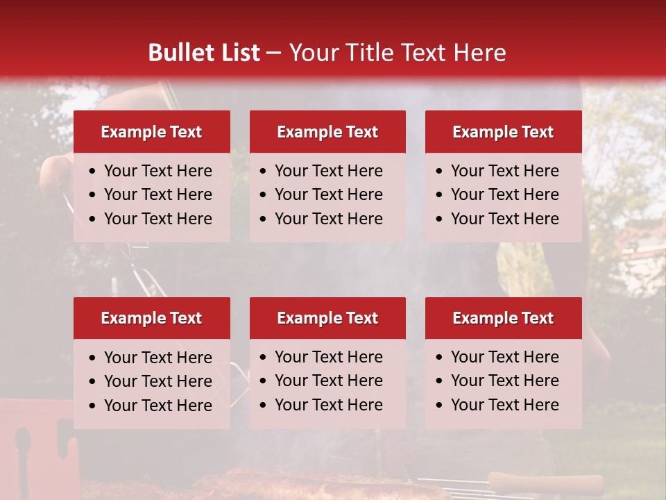 Juicy Outdoors Food PowerPoint Template