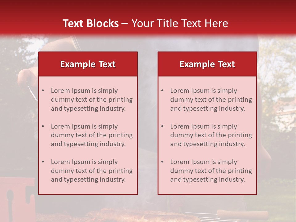 Juicy Outdoors Food PowerPoint Template