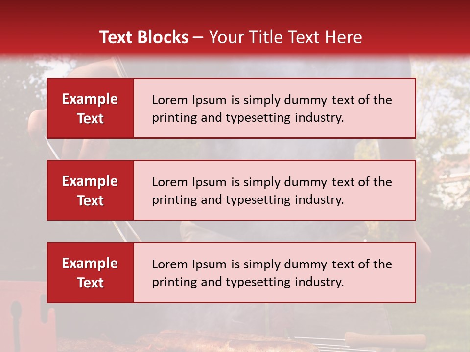 Juicy Outdoors Food PowerPoint Template
