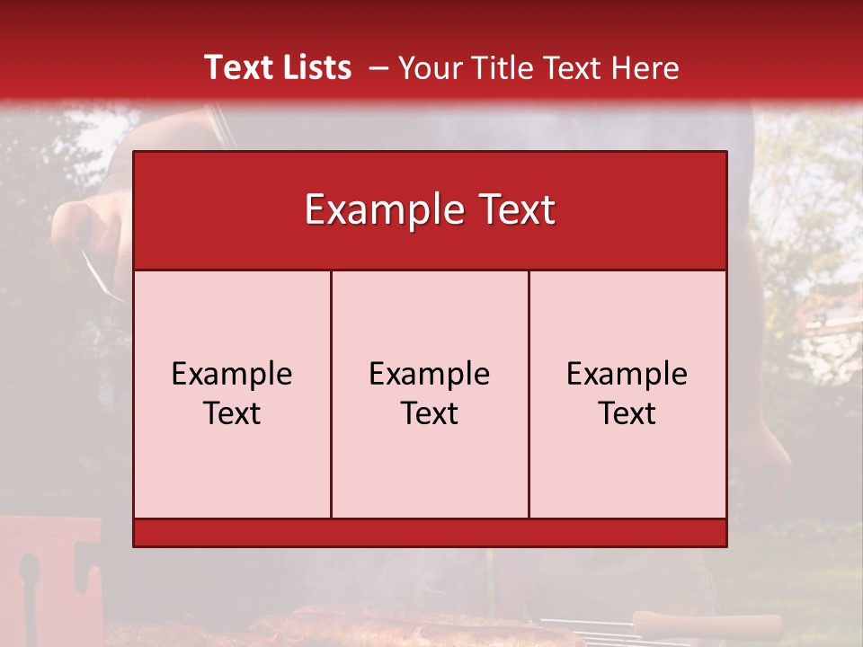 Juicy Outdoors Food PowerPoint Template