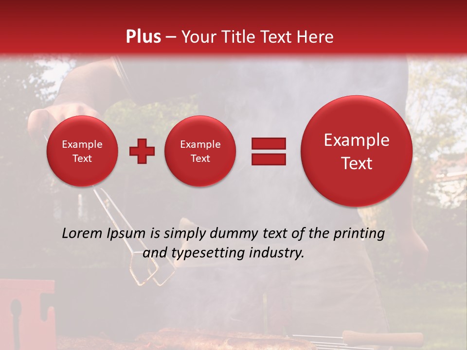 Juicy Outdoors Food PowerPoint Template