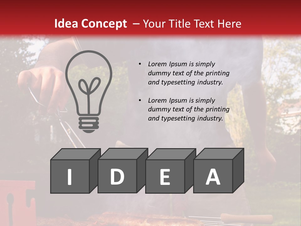 Juicy Outdoors Food PowerPoint Template