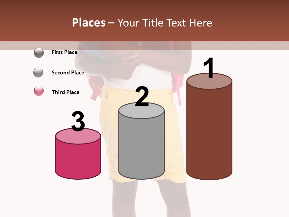 Female Colorful Black PowerPoint Template