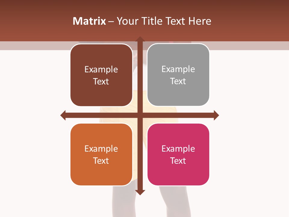 Female Colorful Black PowerPoint Template