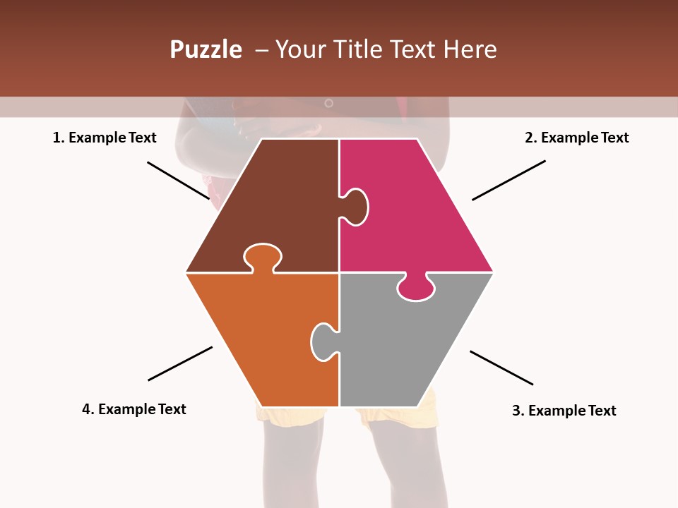 Female Colorful Black PowerPoint Template