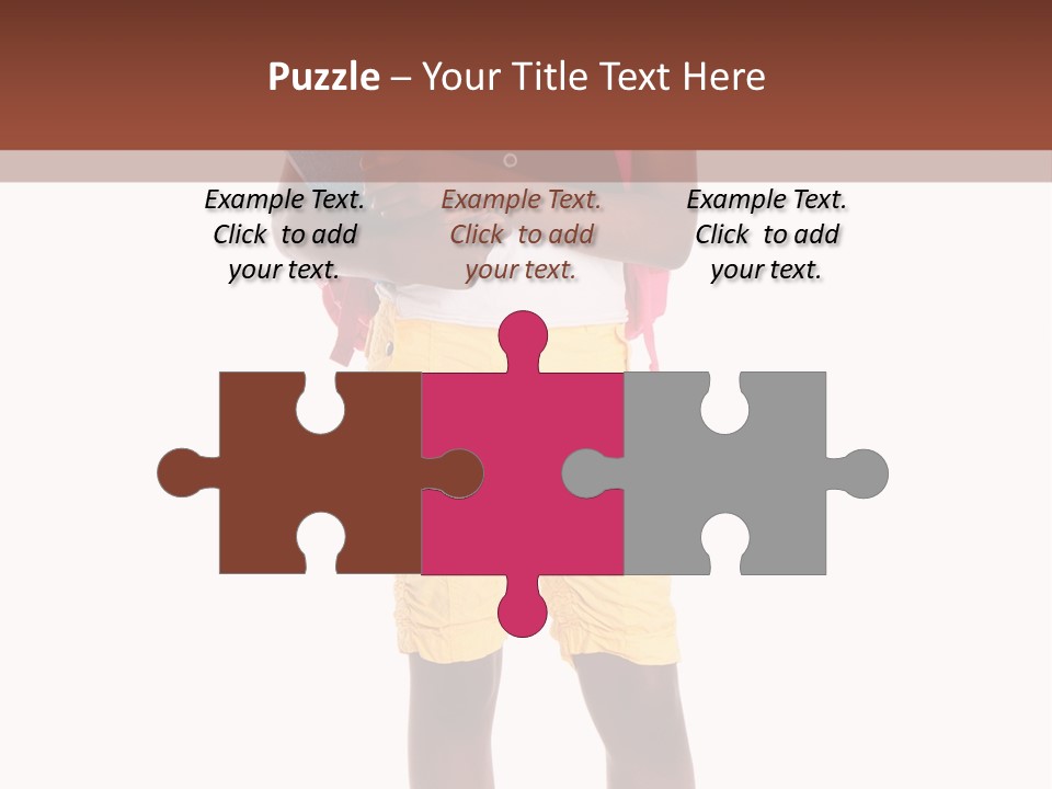 Female Colorful Black PowerPoint Template