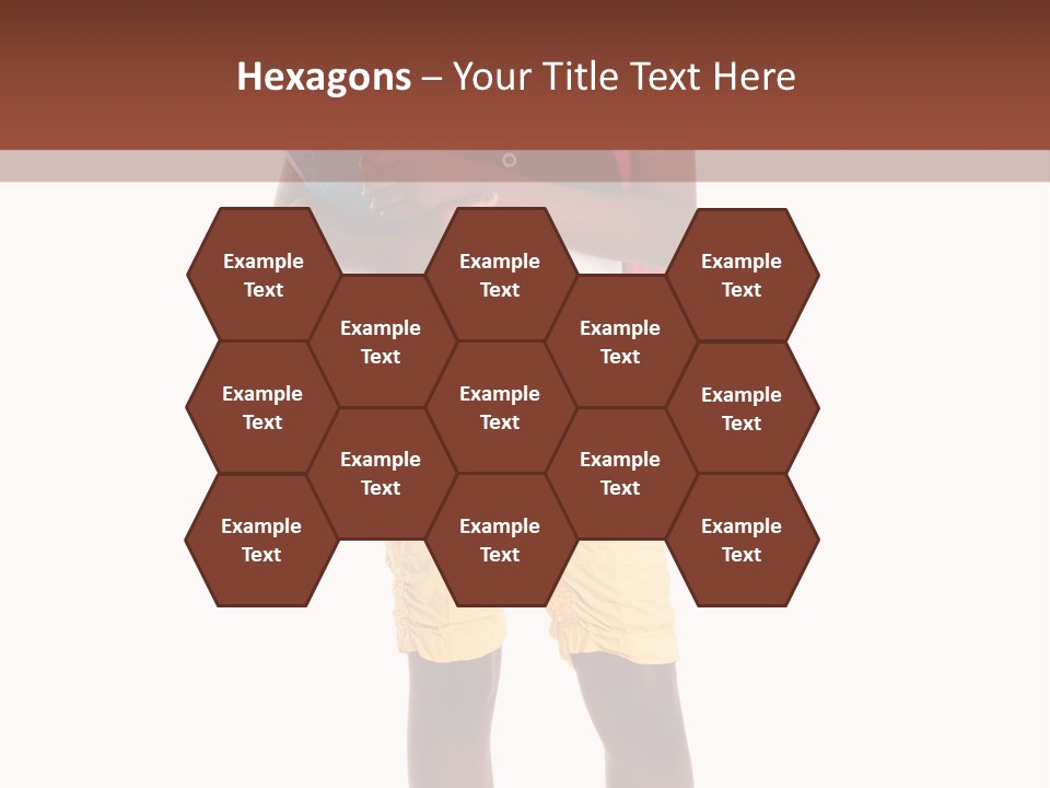 Female Colorful Black PowerPoint Template