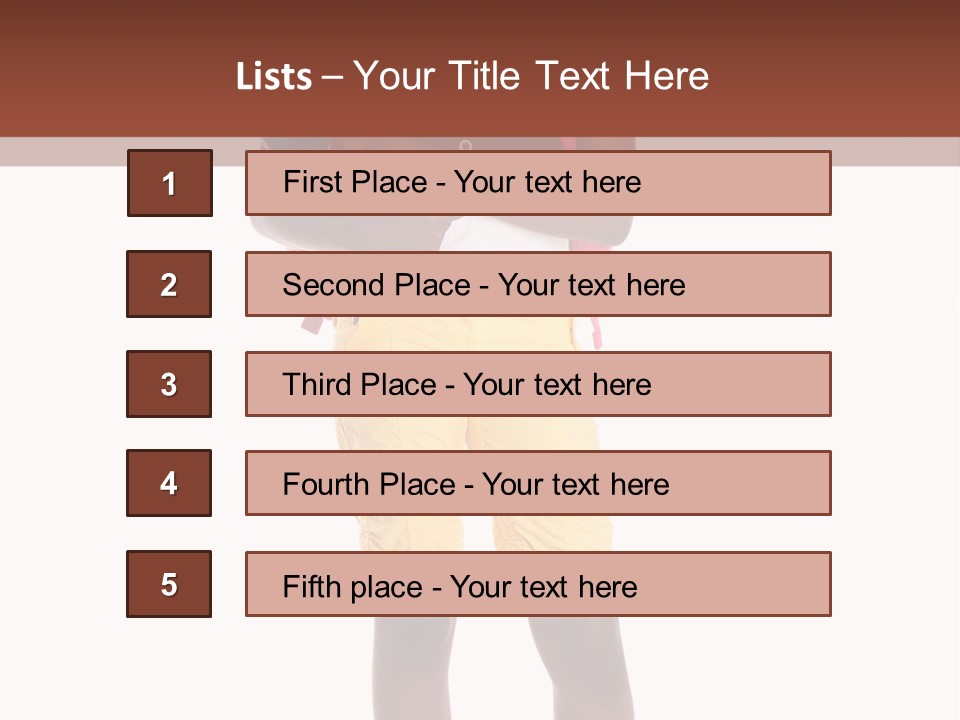 Female Colorful Black PowerPoint Template
