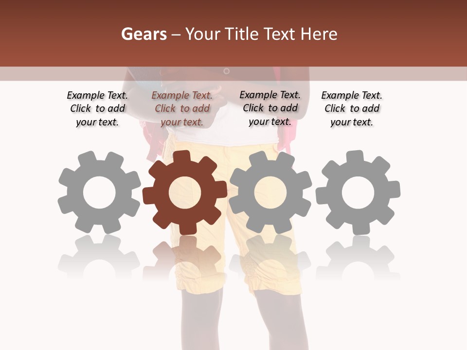 Female Colorful Black PowerPoint Template