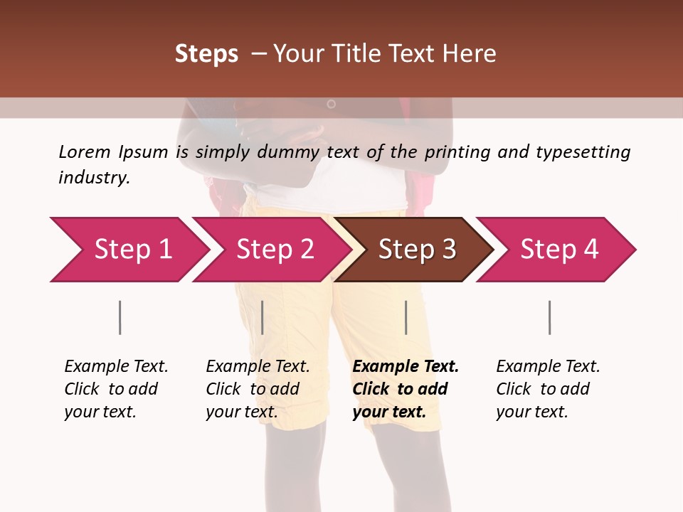 Female Colorful Black PowerPoint Template