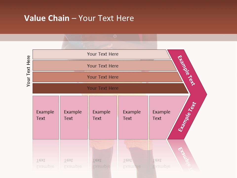 Female Colorful Black PowerPoint Template