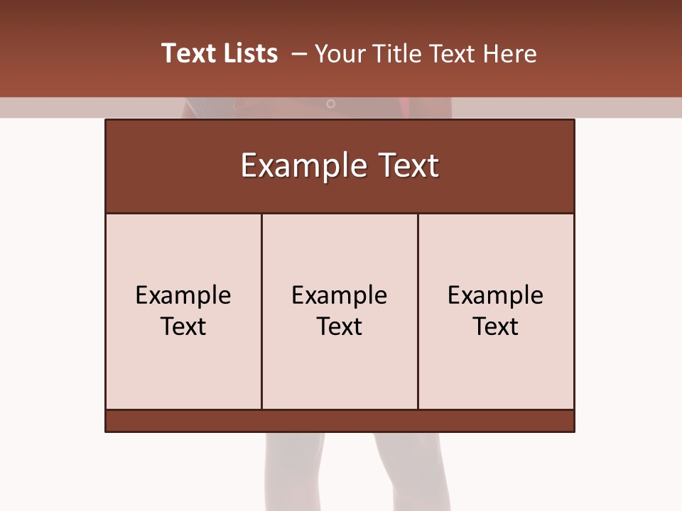 Female Colorful Black PowerPoint Template