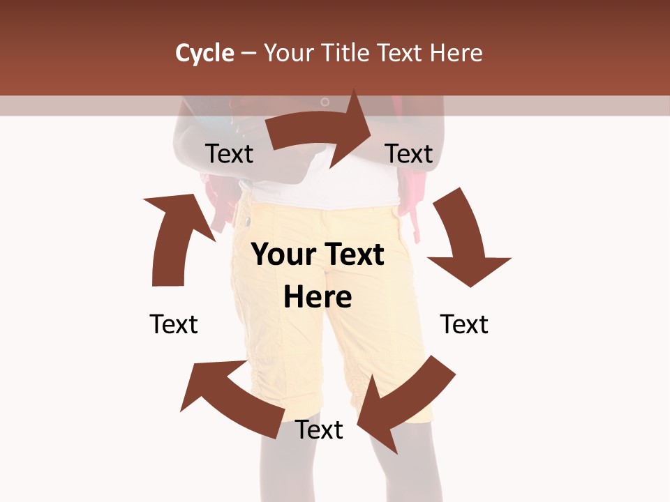 Female Colorful Black PowerPoint Template