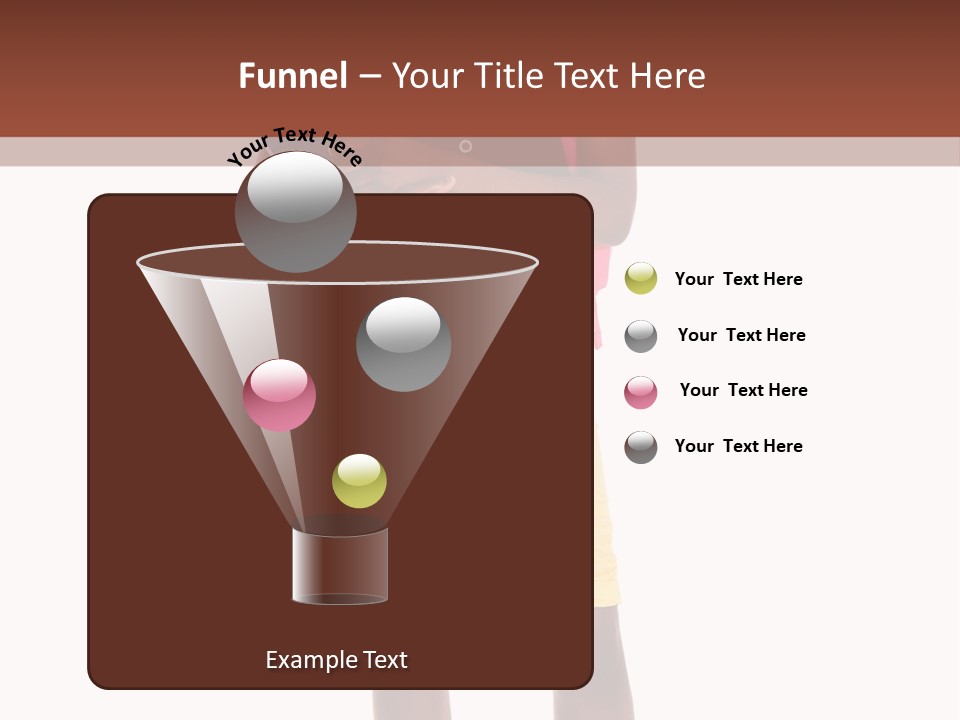 Female Colorful Black PowerPoint Template