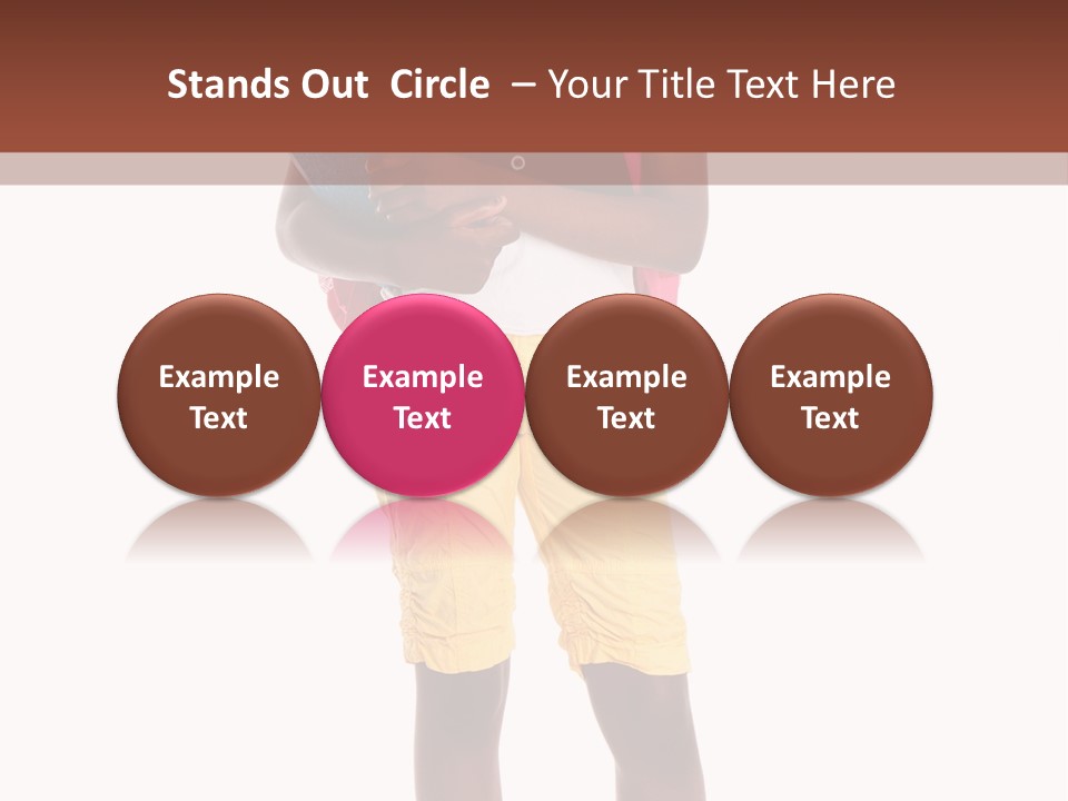 Female Colorful Black PowerPoint Template