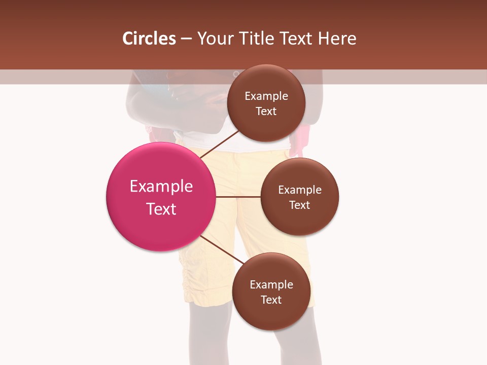 Female Colorful Black PowerPoint Template