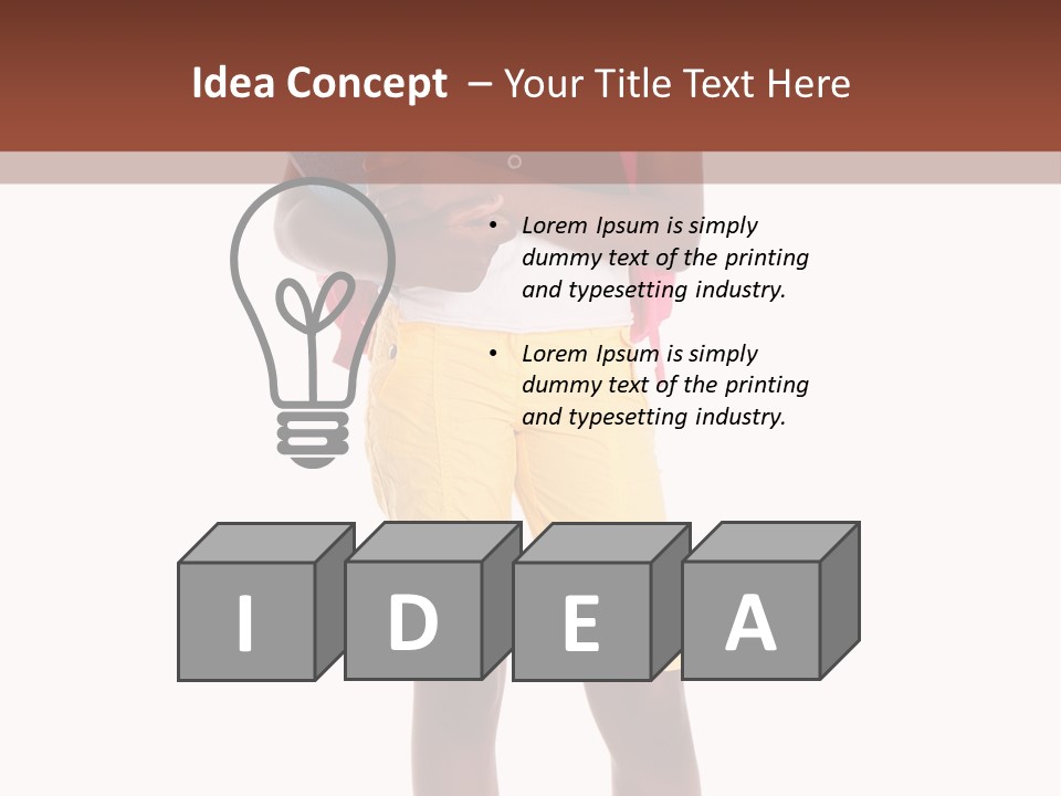 Female Colorful Black PowerPoint Template