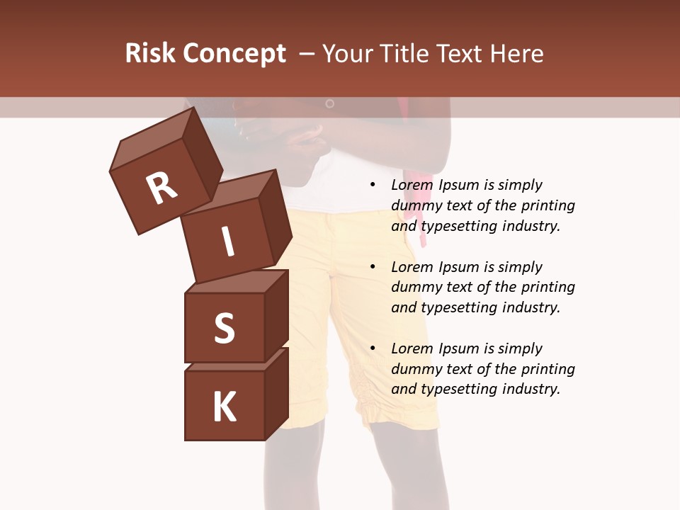 Female Colorful Black PowerPoint Template