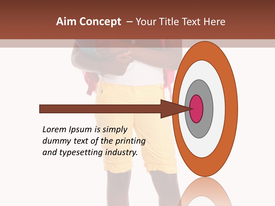 Female Colorful Black PowerPoint Template