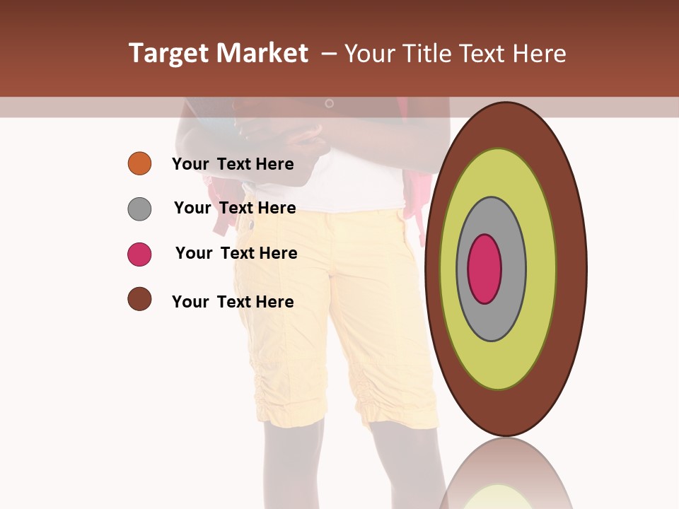 Female Colorful Black PowerPoint Template