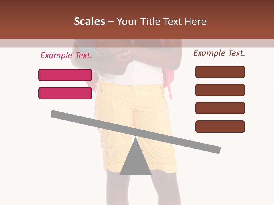 Female Colorful Black PowerPoint Template